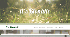 Desktop Screenshot of bionatic.com